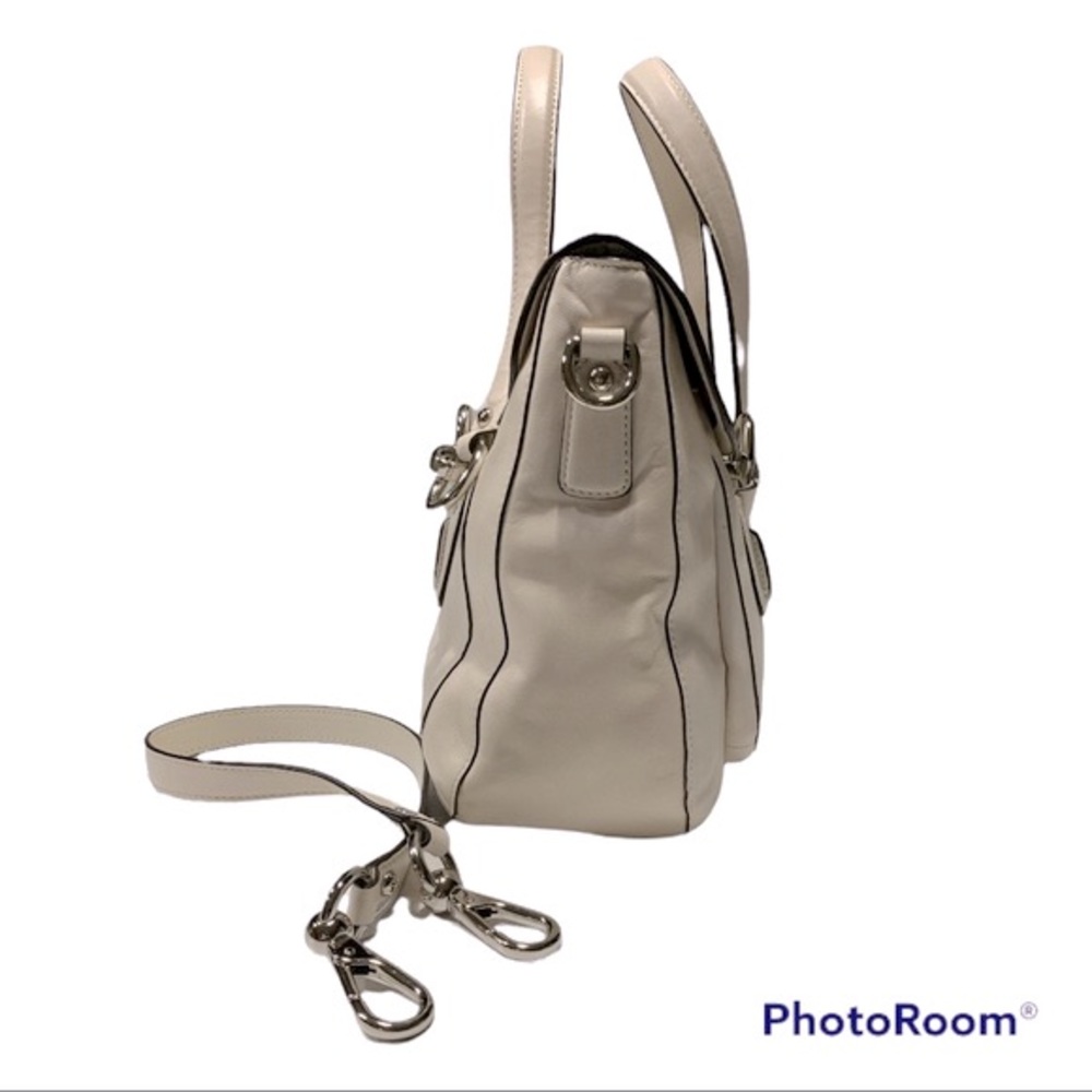 Coach Kristen Satchel Bag Classic Quiet Luxury Timeless Design Bone - Picture 8 of 15
